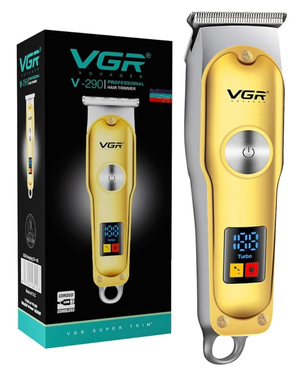 VGR Beard Trimmer & Styler – Professional and Practical to Shape Your Beard Your Way